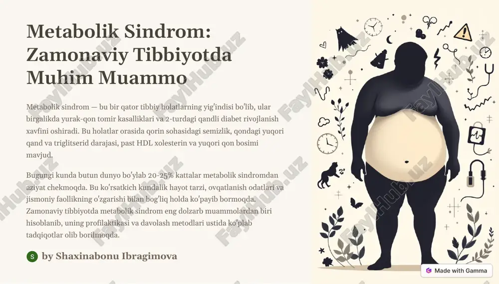 metabolik sindrom — PDF
