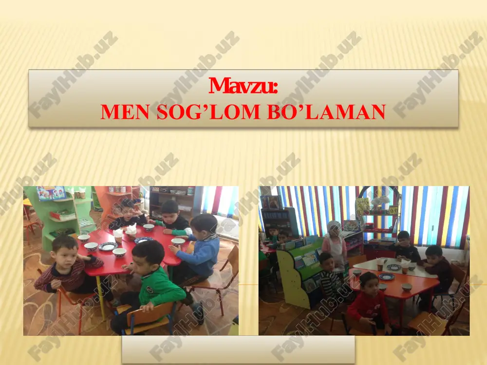 men sog’lom bo’laman — PDF