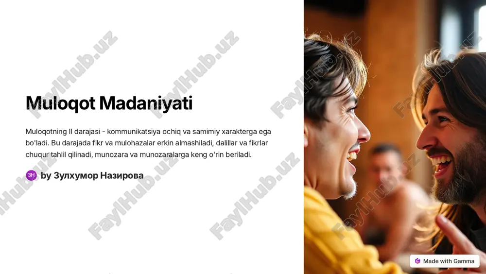 muloqot madaniyati — PDF