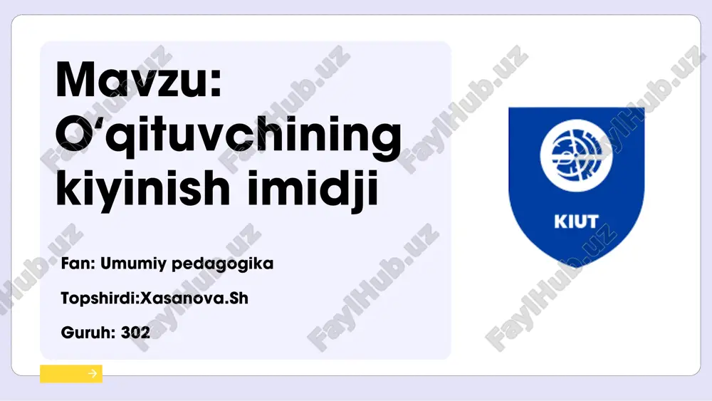 o‘qituvchining kiyinish imidji — PDF