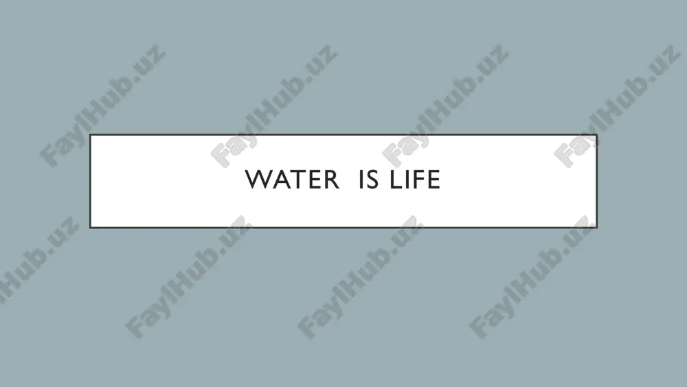water — PDF