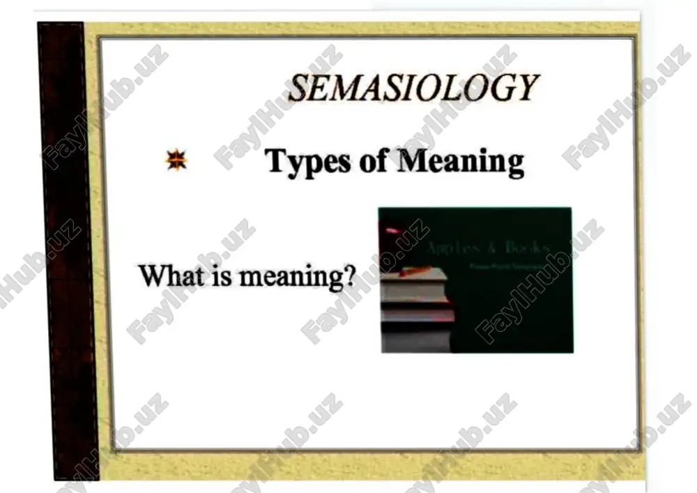 semasiology — PDF