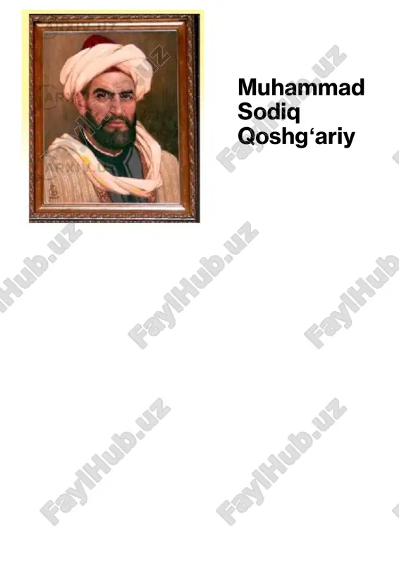 m.s. qoshgʻariy — PDF