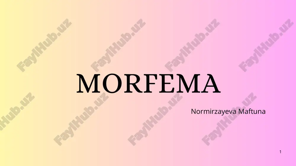 morfema — PDF