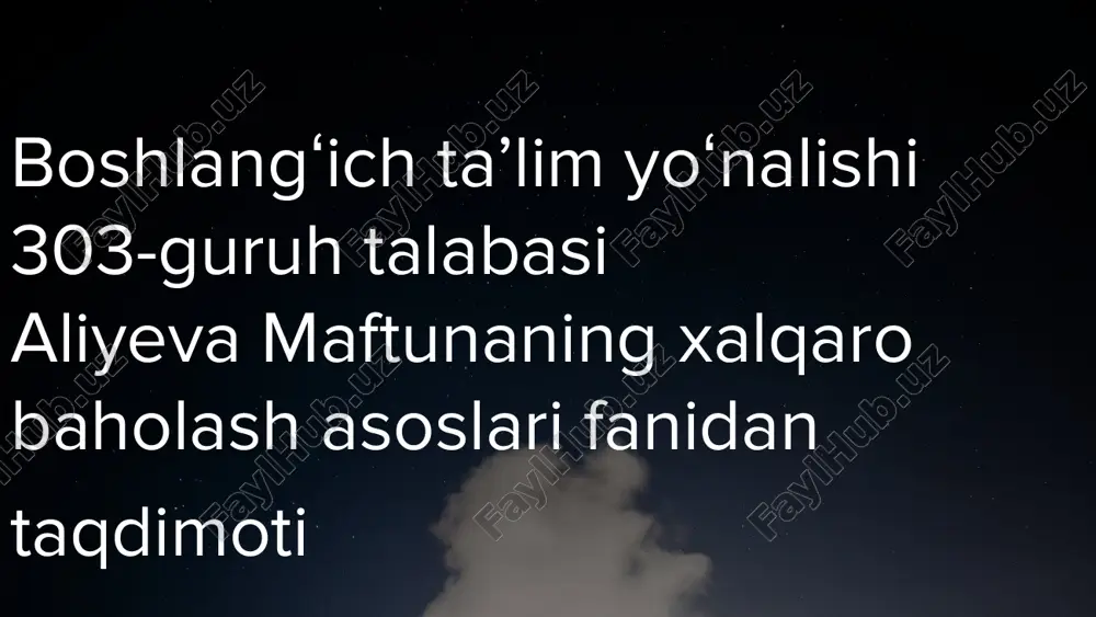 talis xalqaro baholash dasturi — PDF