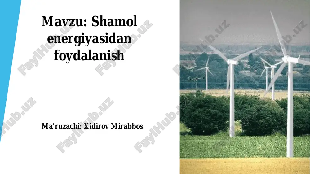 shamol energiyasi — PDF