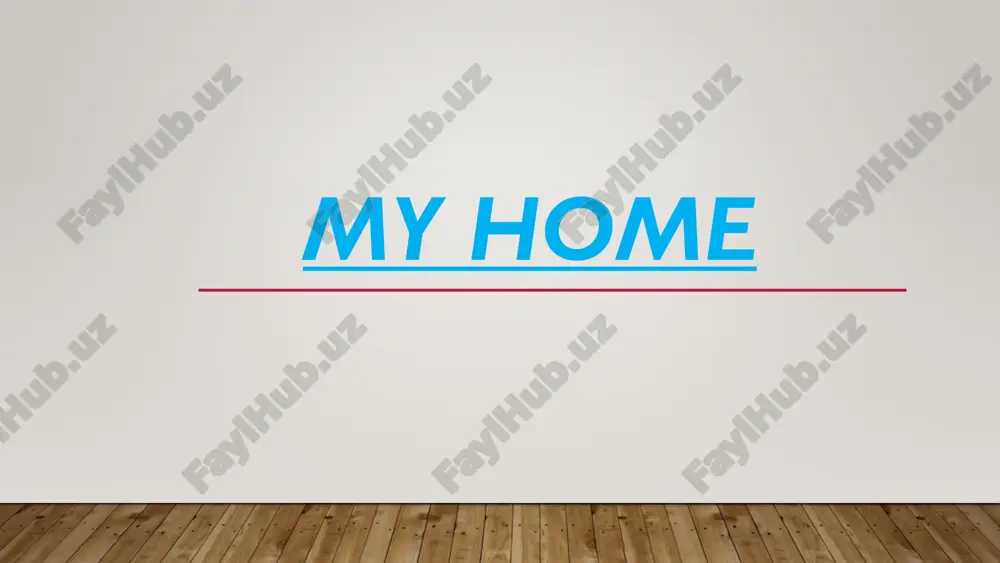 my home — PDF