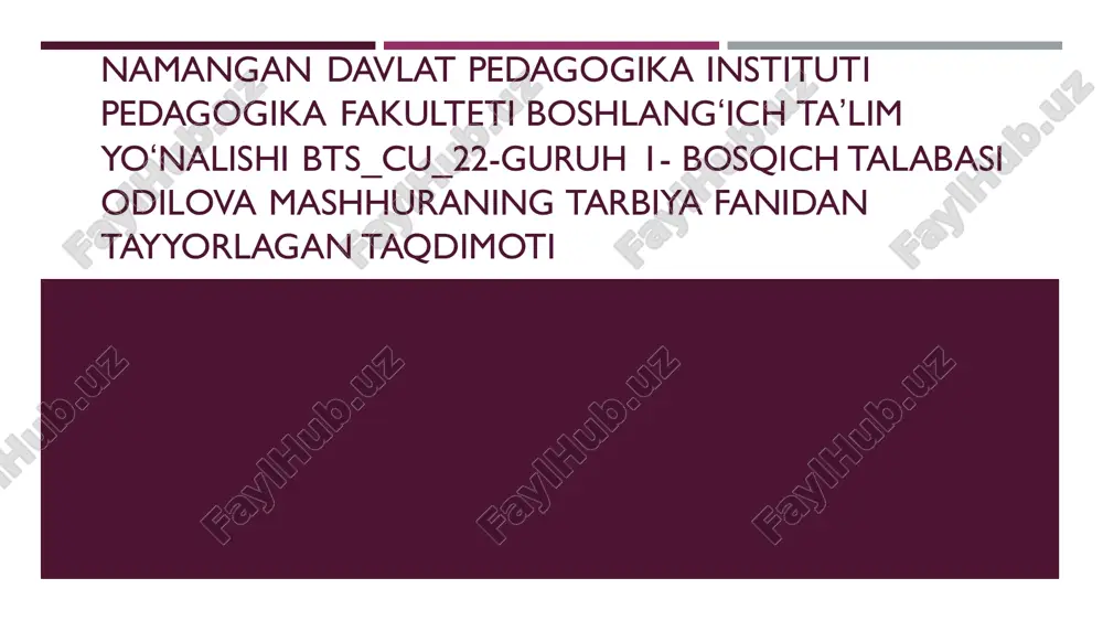 o'quvchilarni mustaqil fikrlashga o'rgatish — PDF