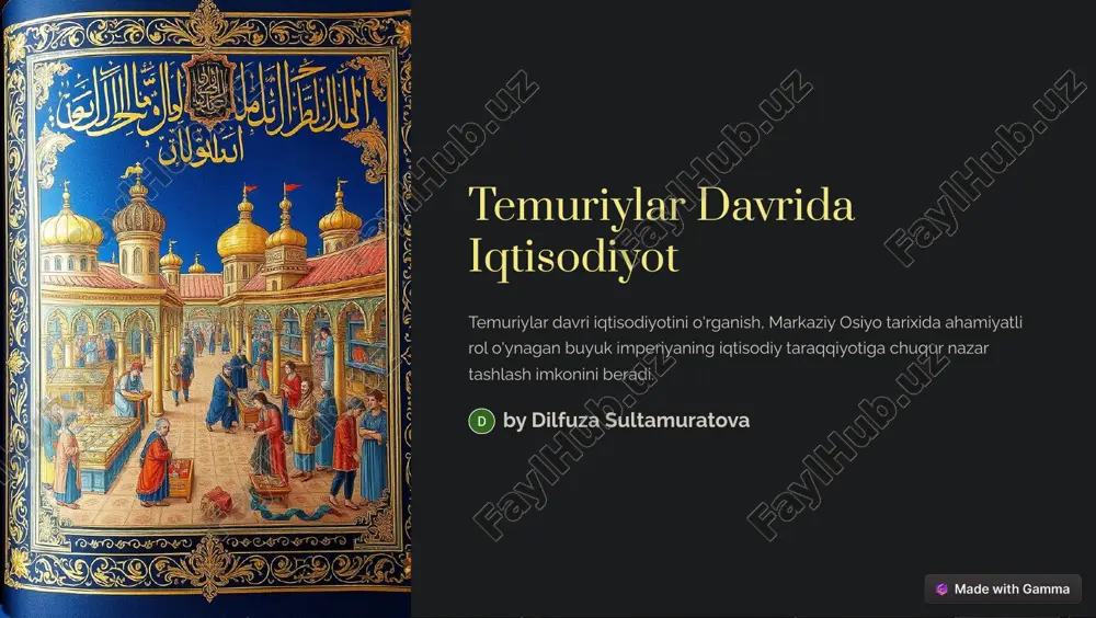 temuriylar davrida — PDF