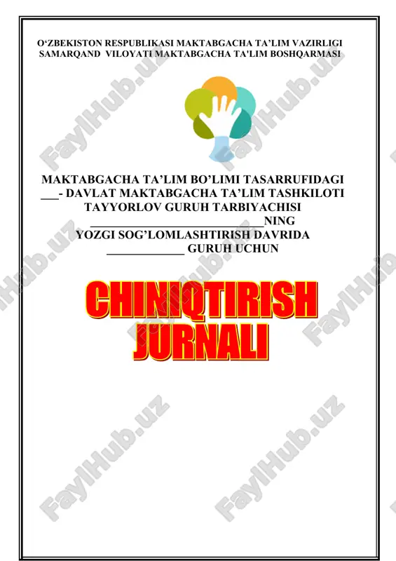 maktabgacha ta’lim tashkiloti — DOC