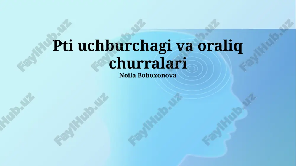 ptolemey teoremasi va oraliq simlar — PPTX