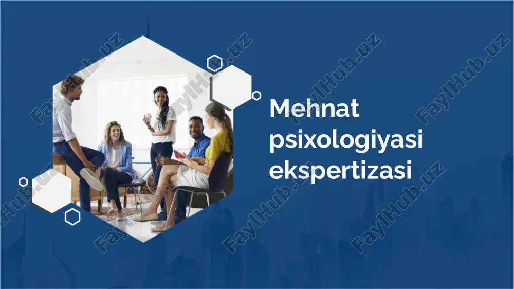 mehnat ekspertizasi — PDF