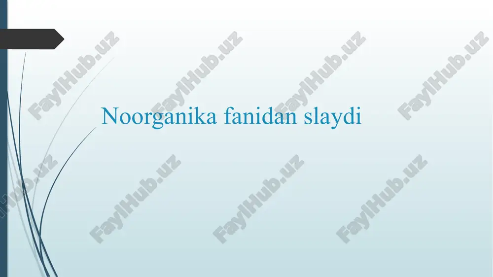 elektrokimyo.eritma va suyuqlanmalarda boradigan jarayonlar — PPTX