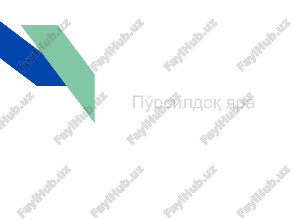 po'rsildoq yara — PPTX