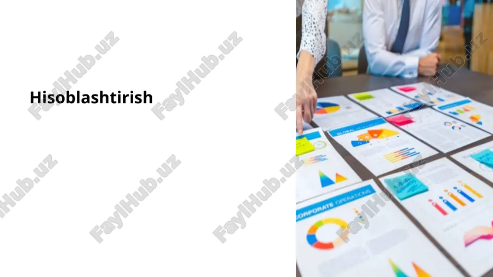 buxgalteriya hisobini tashkil etish — PPTX