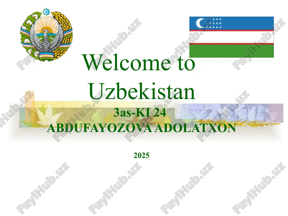 uzbekistan — PPT
