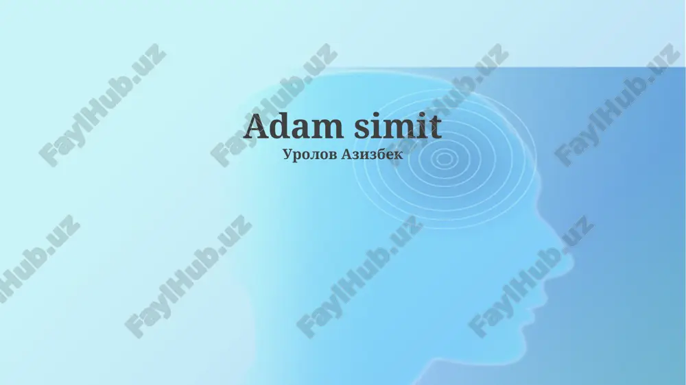 "adam kunjutli bulochkasi" — PPTX