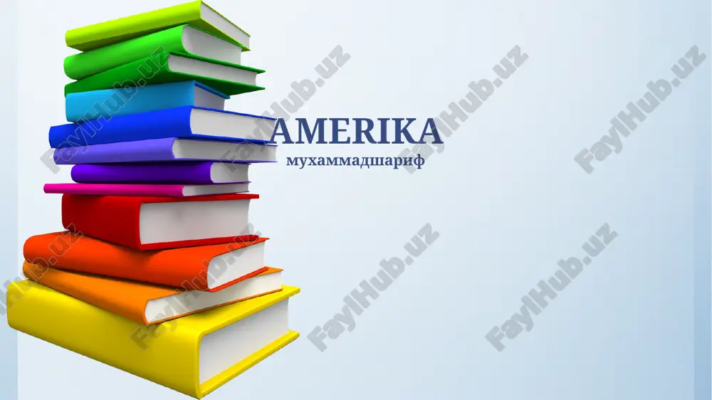 amerika — PPTX