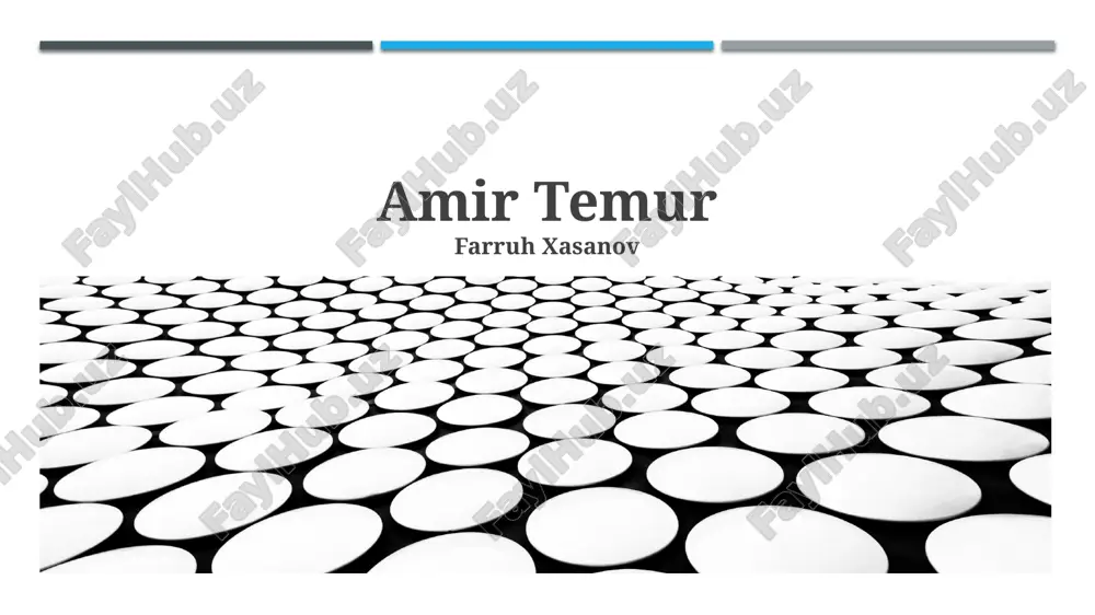 amir temur — PPTX