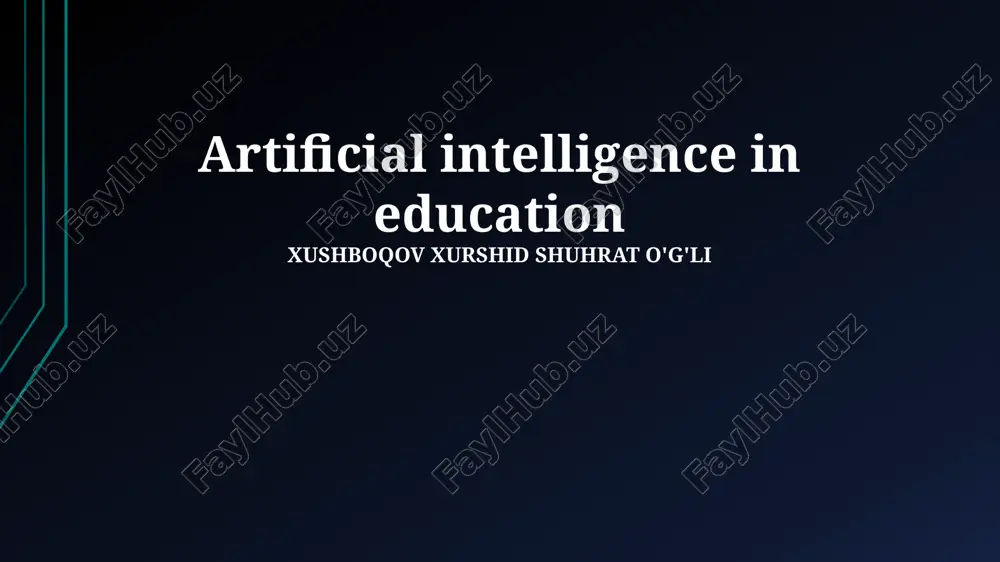 ai-powered learning: transforming education — PPTX