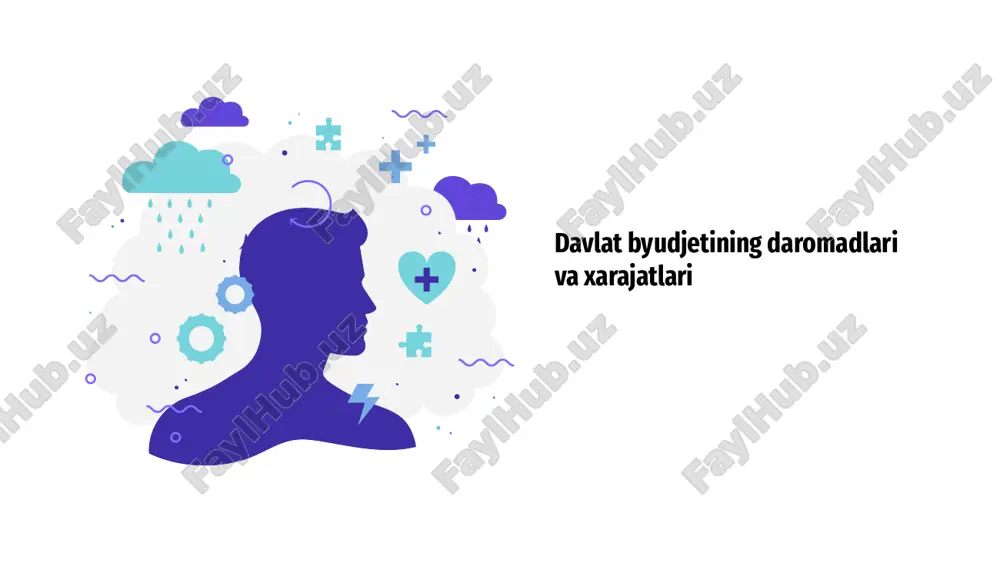 davlat byudjetining daromadlari va xarajatlari — PPTX