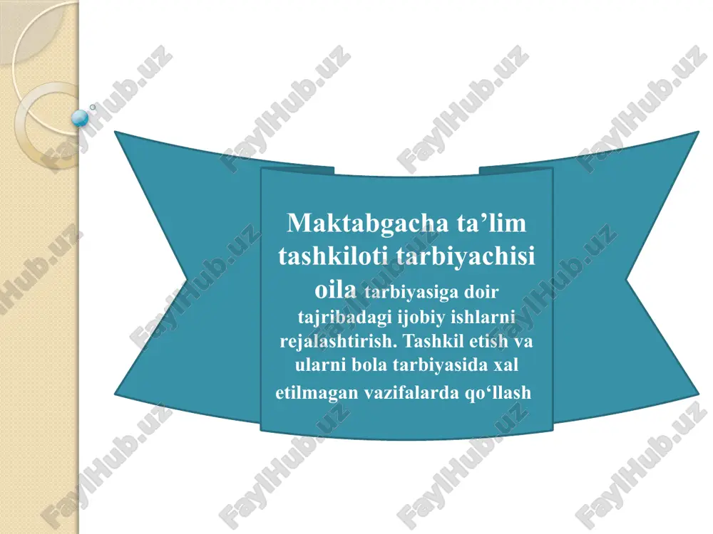 maktabgacha ta’lim tashkiloti — PPTX