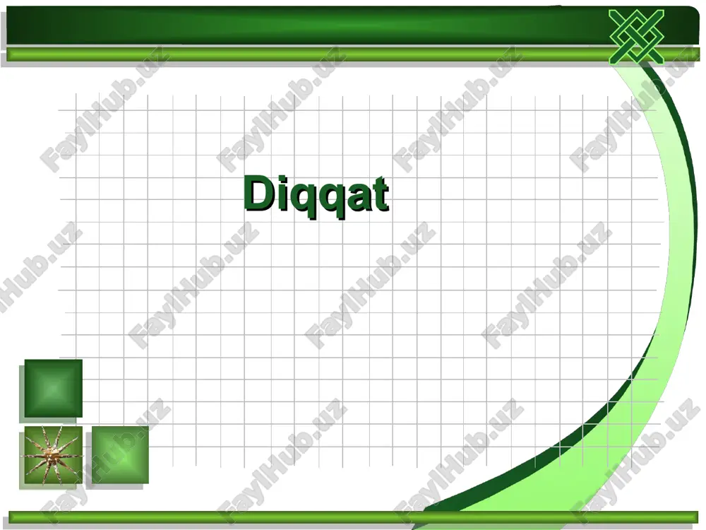 diqqat — PPT