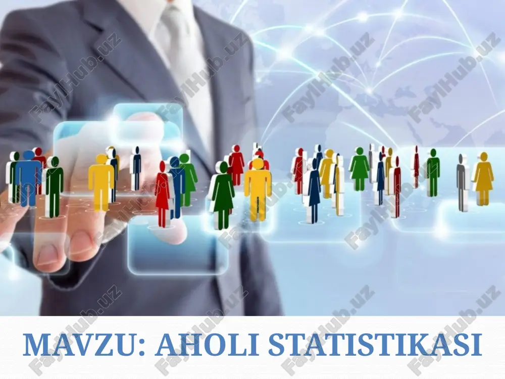 aholi statistikasi — PPTX
