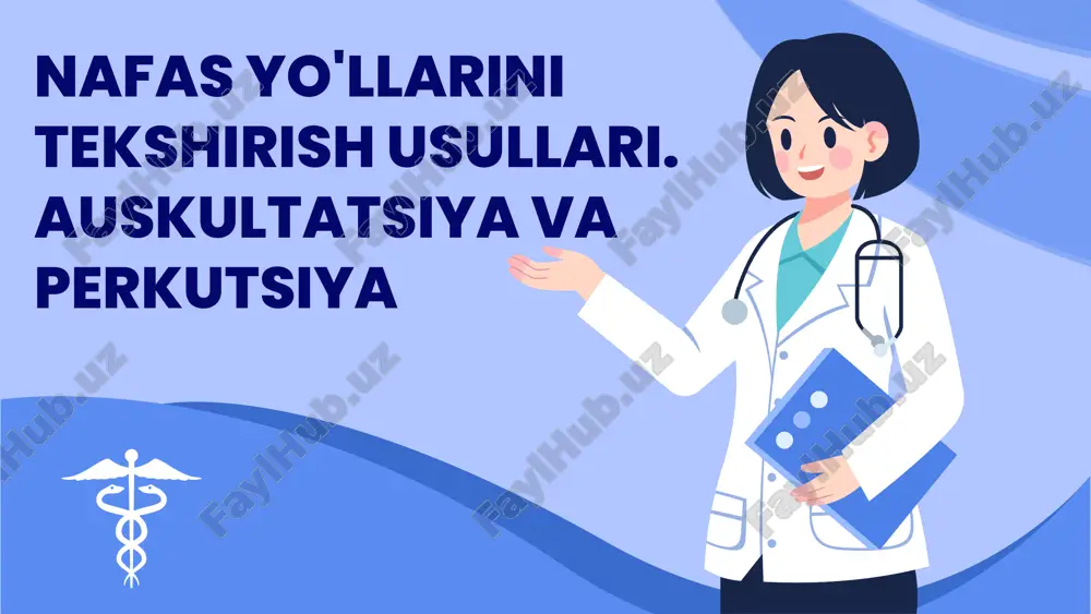 nafas yo'llarini tekshirish usullari — PDF