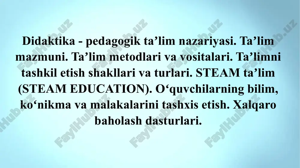 adabiyotlar ro‘yxati — PPTX
