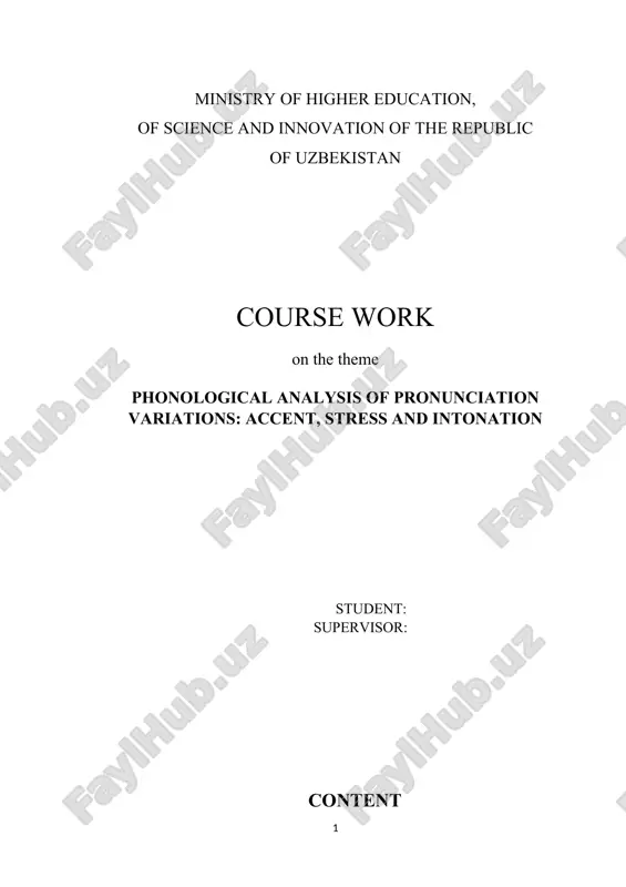 phonological analysis of pronunciation variations — DOCX