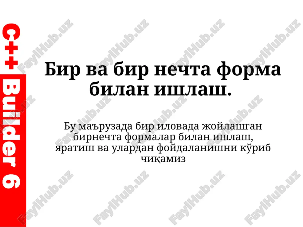 ixtiyoriy ilova — PPTX