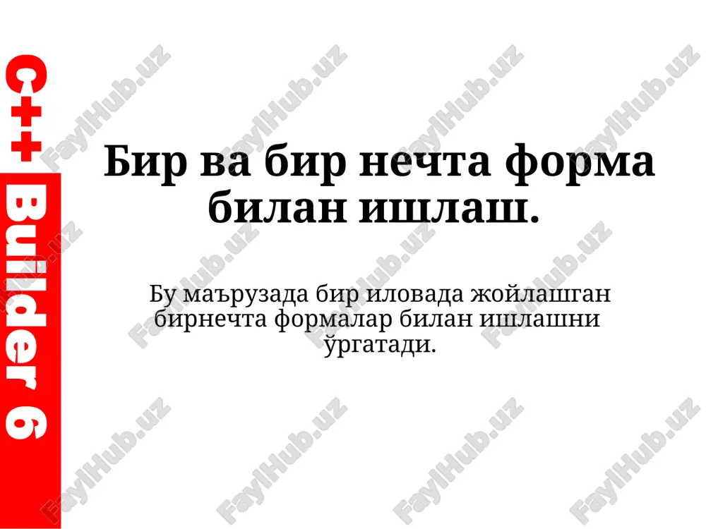 ilova bilan ishlash — PPTX