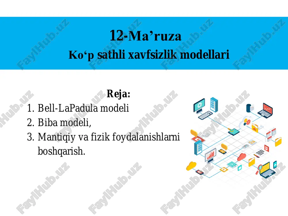 ko‘p sathli xavfsizlik modellari — PDF