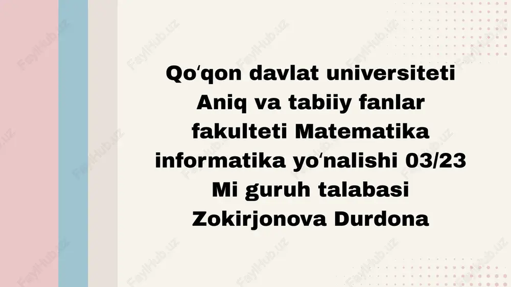 isteʼmolchilar huquqlari — PPTX