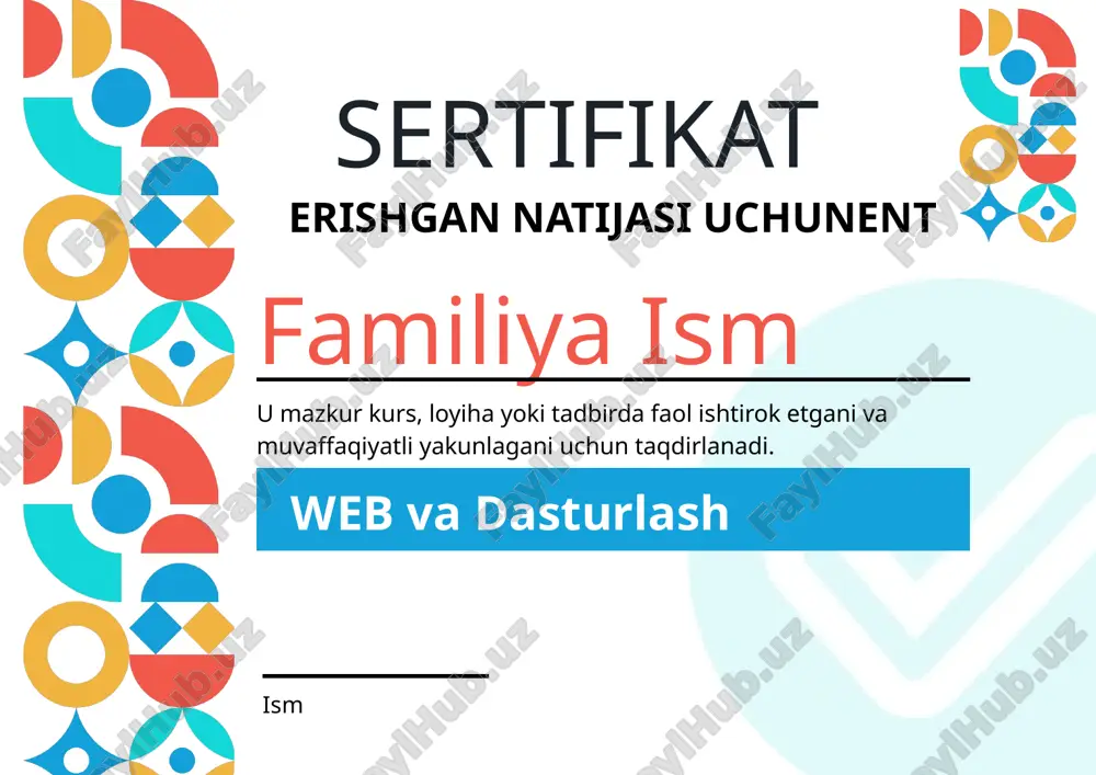 sertifikat — PPTX
