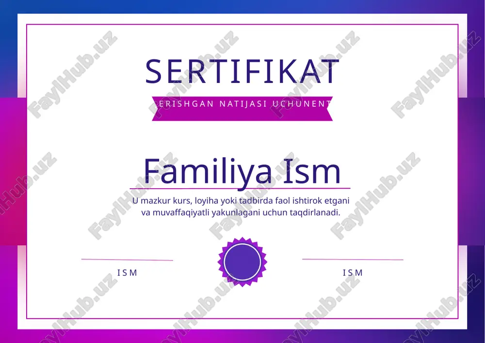 sertifikat — PPTX