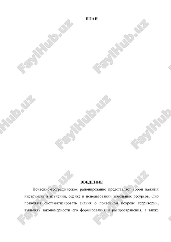pochvenno-geograficheskoe rayonirovanie — DOCX
