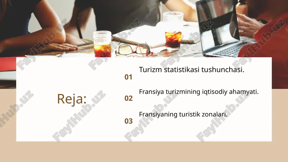 fransiya turizm statistikasi — PPTX