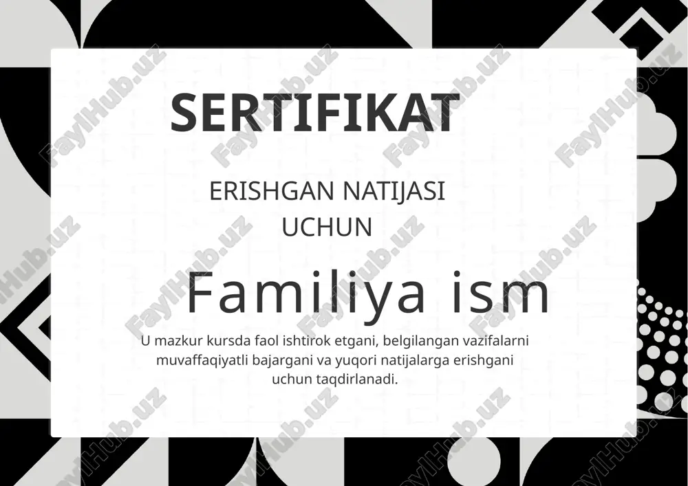 sertifikat — PPTX
