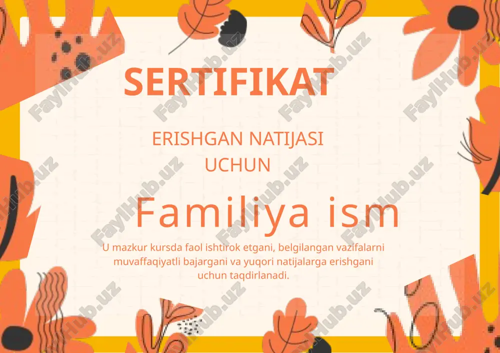 sertifikat — PPTX