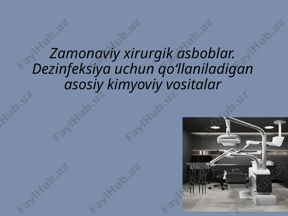 zamonaviy jarrohlik asboblar — PPTX