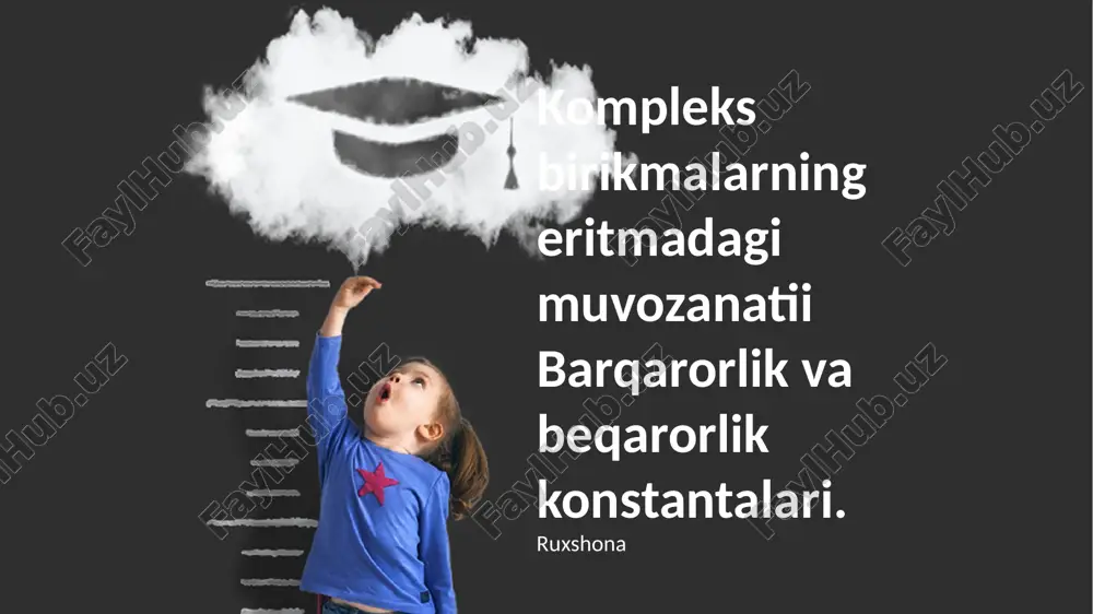 kompleks birikmalarning eritmadagi muvozanatii — PPTX