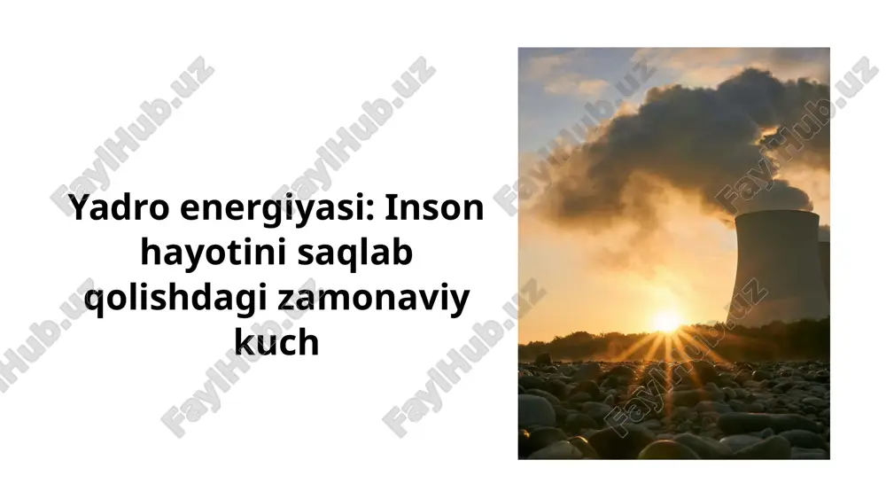 yadro energiyasi — PPTX