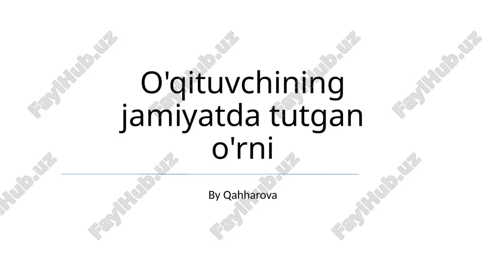 aql va kelajakni shakillantirish — PPTX