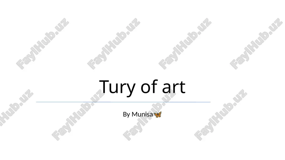 tury of art — PPTX