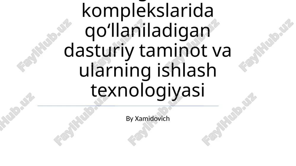 kichik biznes uchun buxgalteriya dasturi — PPTX