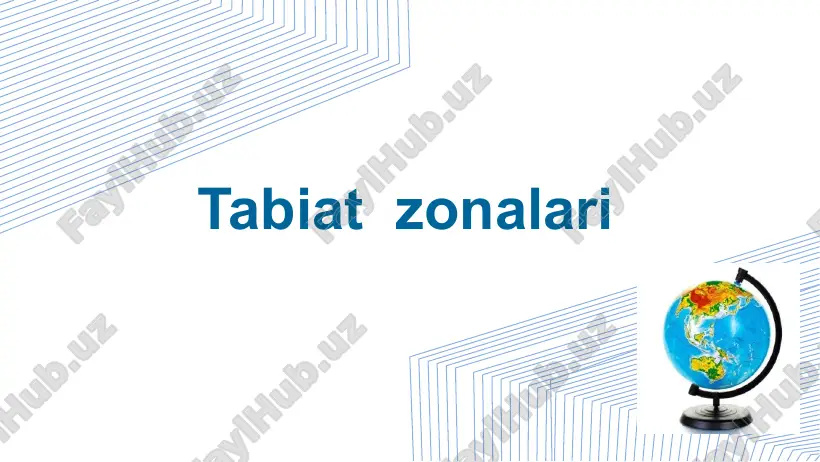 tabiatzonalari — PPTX