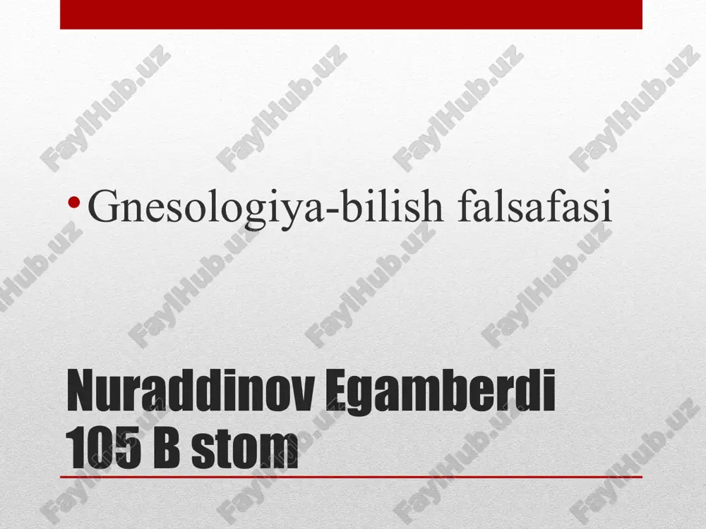 gnesologiya-bilishfalsafasi — PPTX