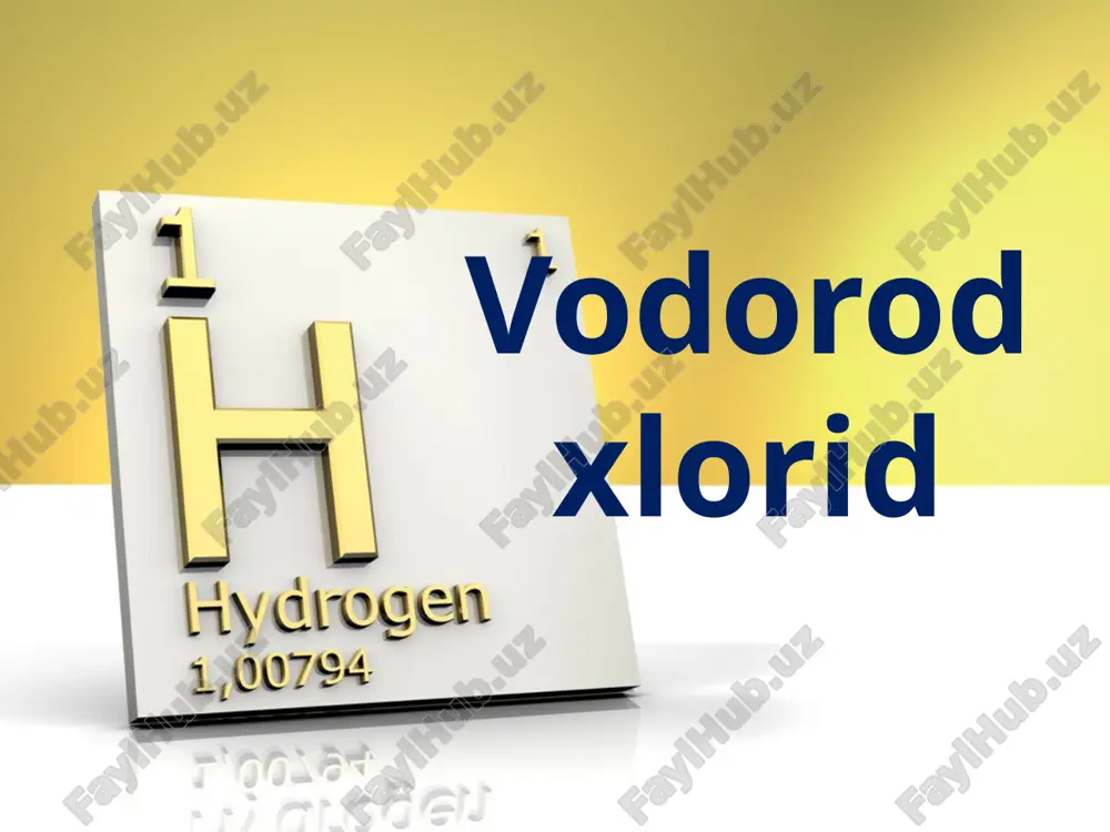 vodorodxlorid — PPTX
